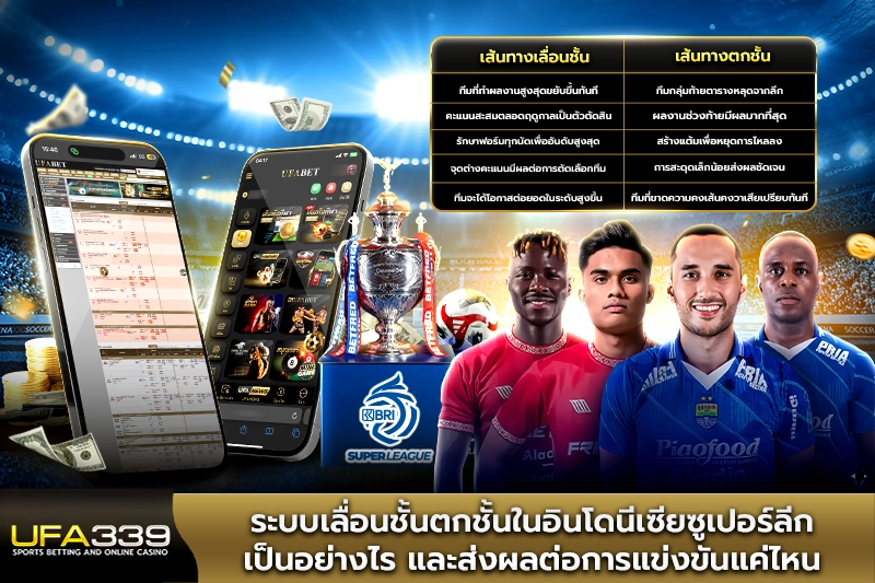 ระบบเลื่อนชั้นตกชั้นในอินโดนีเซียซูเปอร์ลีกเป็นอย่างไร